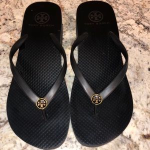 Tory Burch wedge sandals:: size 8